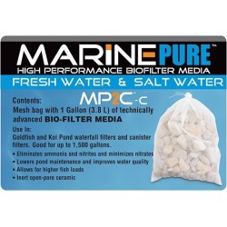 美國品牌MARINE PURE 2C-C超能鯉魚池專用濾材 1加侖袋裝